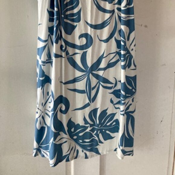 KALAHEO ALOHA HAWAIIAN DRESS LOVELY MONSTERA JASMINE FLOWER MADE IN HAWAII NEW L - Picture 3 of 16